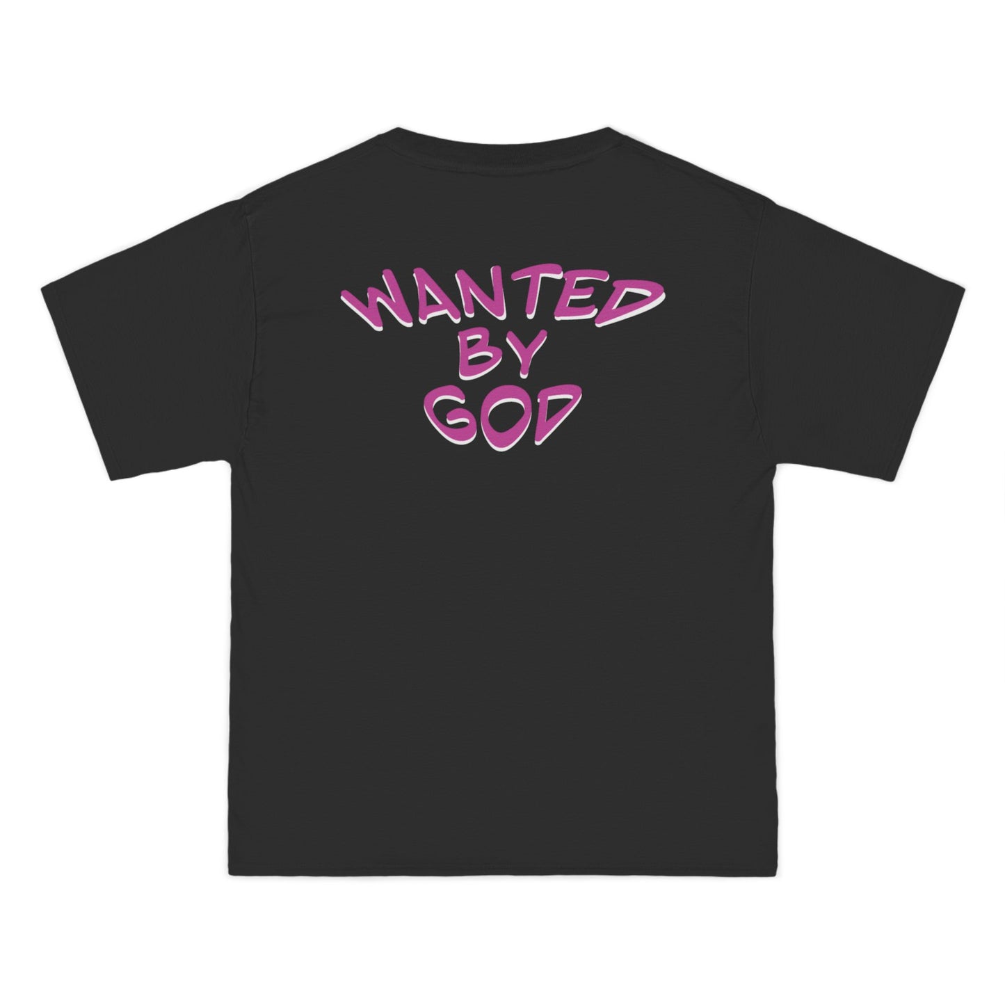 Beefy-T® Christian Short-Sleeve T-Shirt with 'Wanted by God' Design