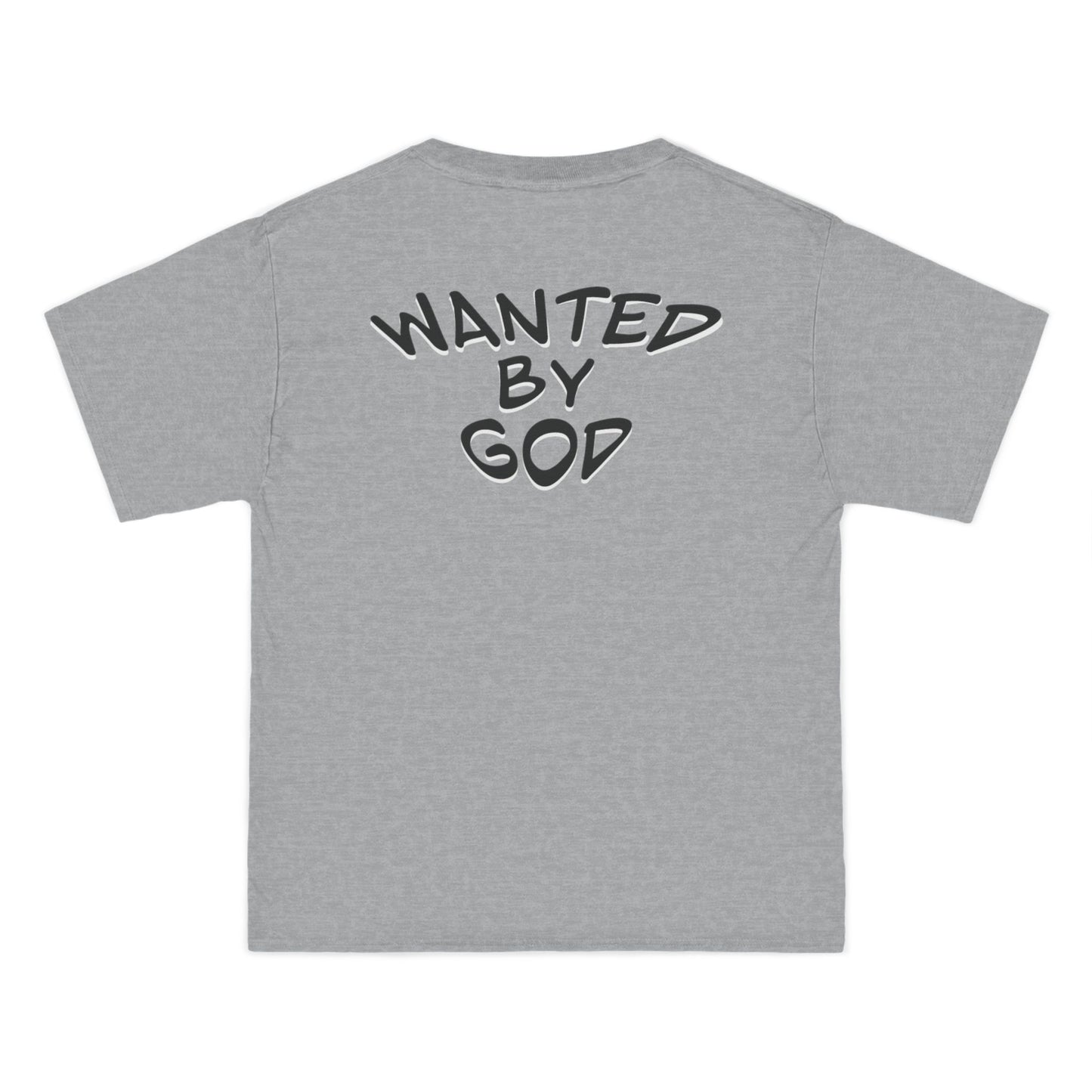 Beefy-T® Christian Short-Sleeve T-Shirt with 'Wanted by God' Design