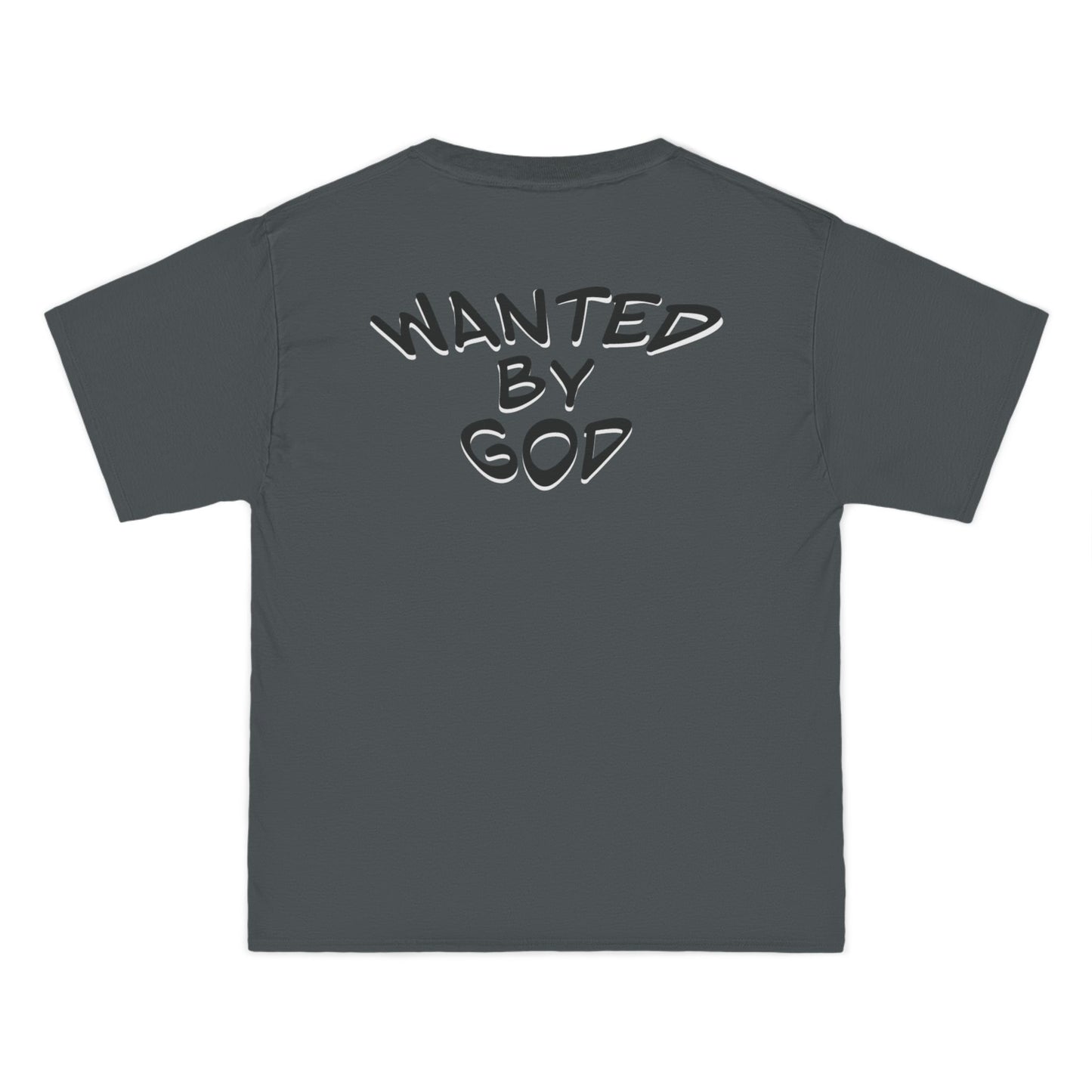 Beefy-T® Christian Short-Sleeve T-Shirt with 'Wanted by God' Design