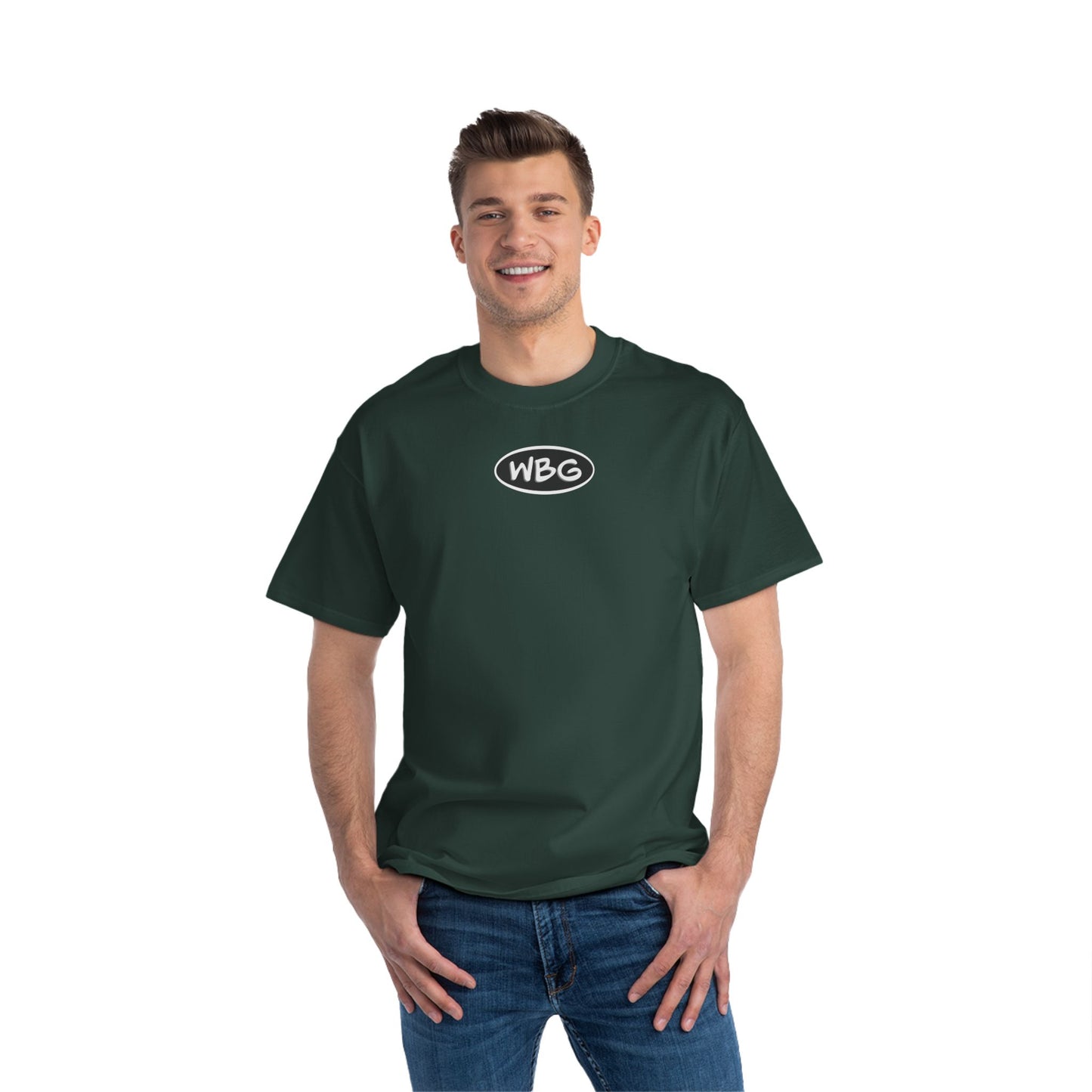 Beefy-T® Christian Short-Sleeve T-Shirt with 'Wanted by God' Design