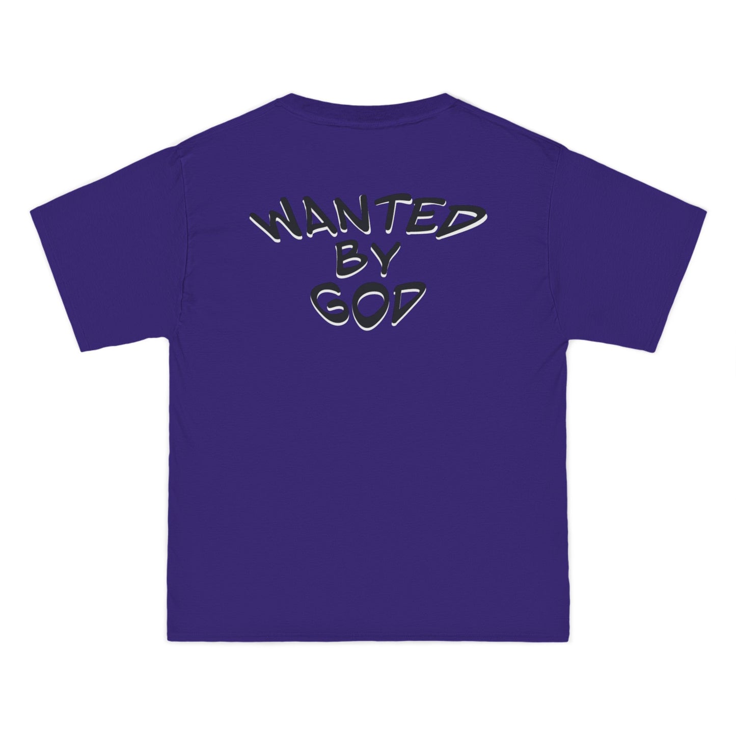 Beefy-T® Christian Short-Sleeve T-Shirt with 'Wanted by God' Design
