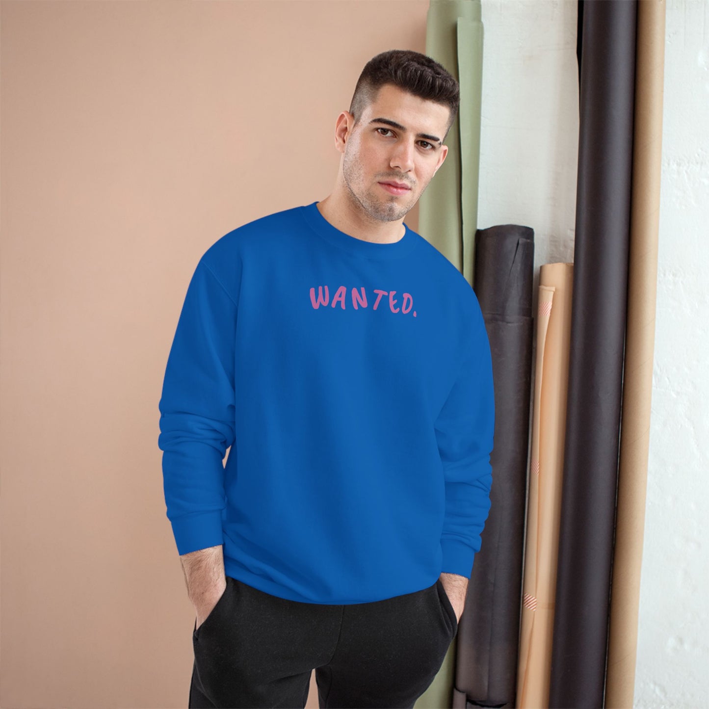 Champion Sweatshirt - Wanted Sweatshirt Design