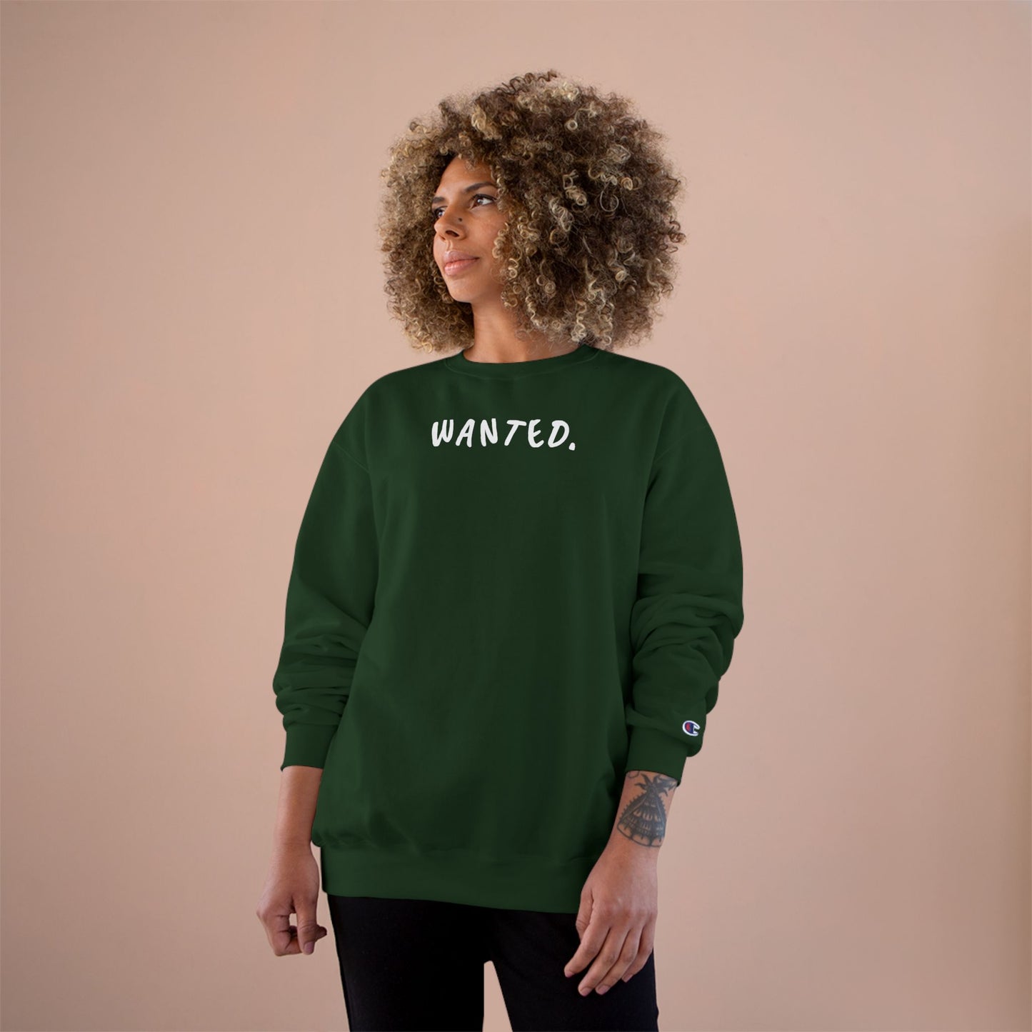 Champion Sweatshirt - Wanted Sweatshirt Design