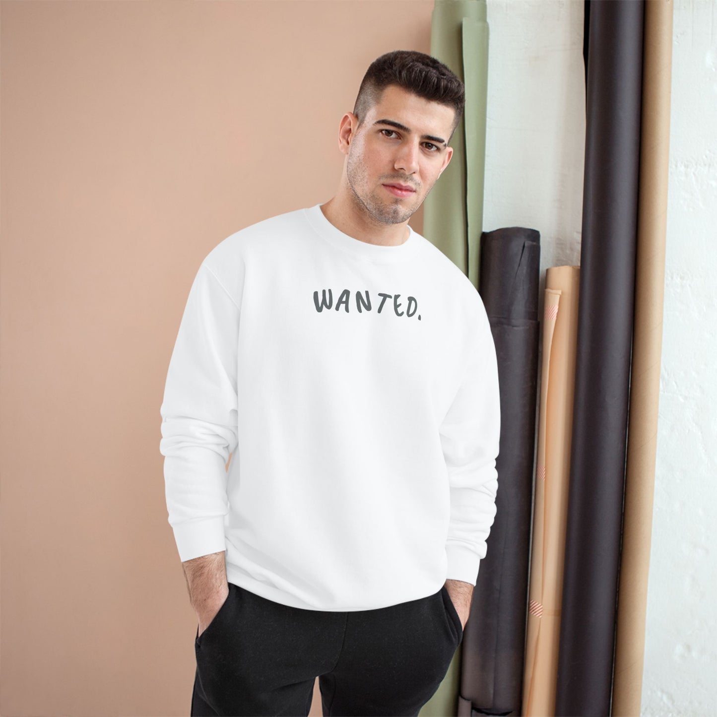 Champion Sweatshirt - Wanted Sweatshirt Design