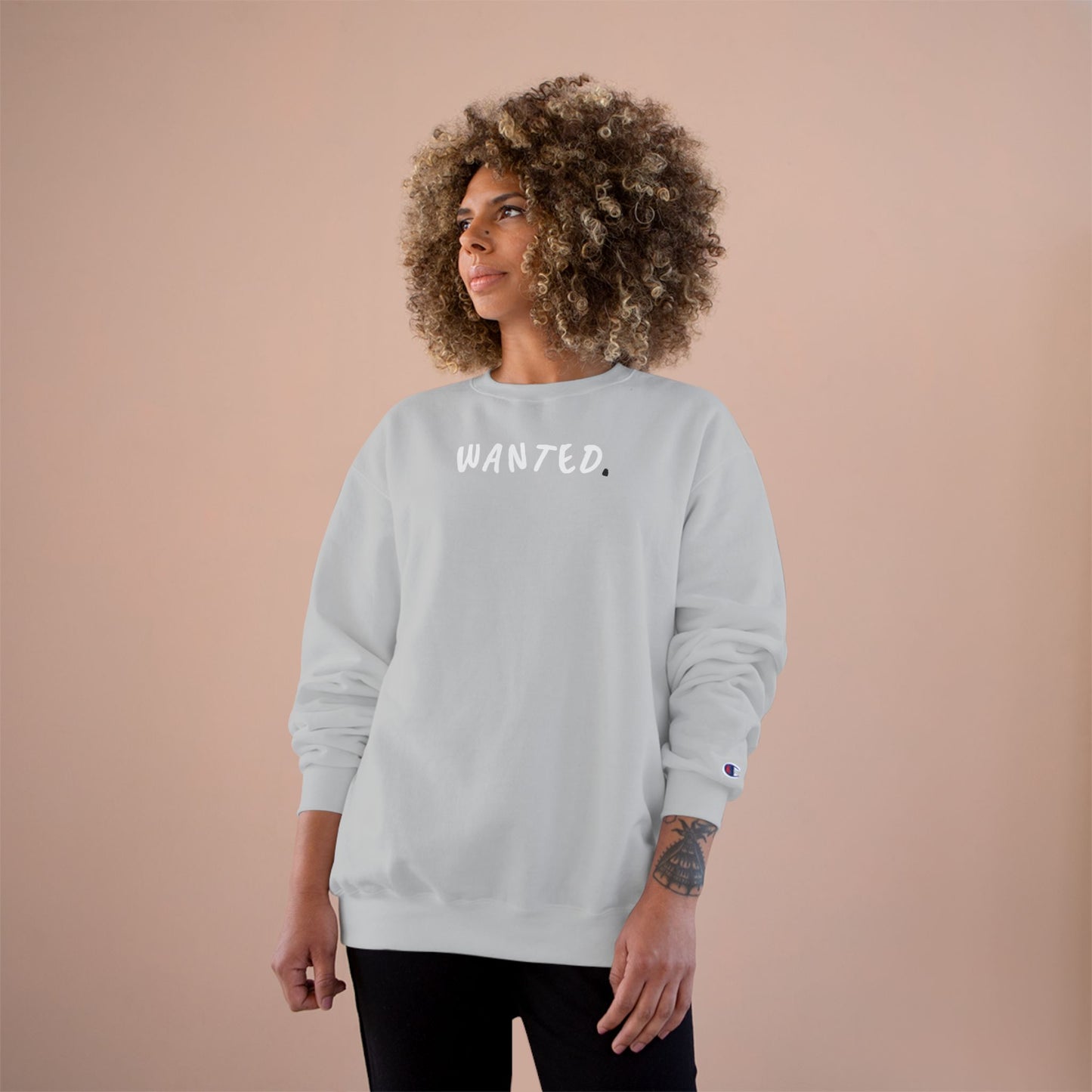 Champion Sweatshirt - Wanted Sweatshirt Design