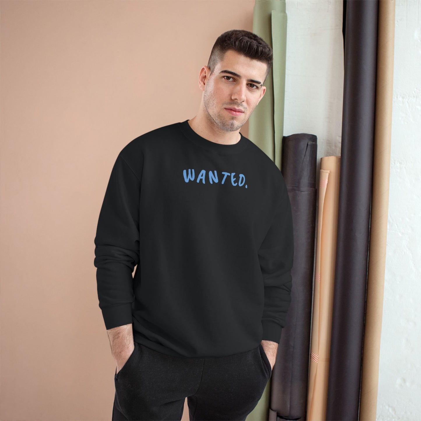 Champion Sweatshirt - Wanted Sweatshirt Design