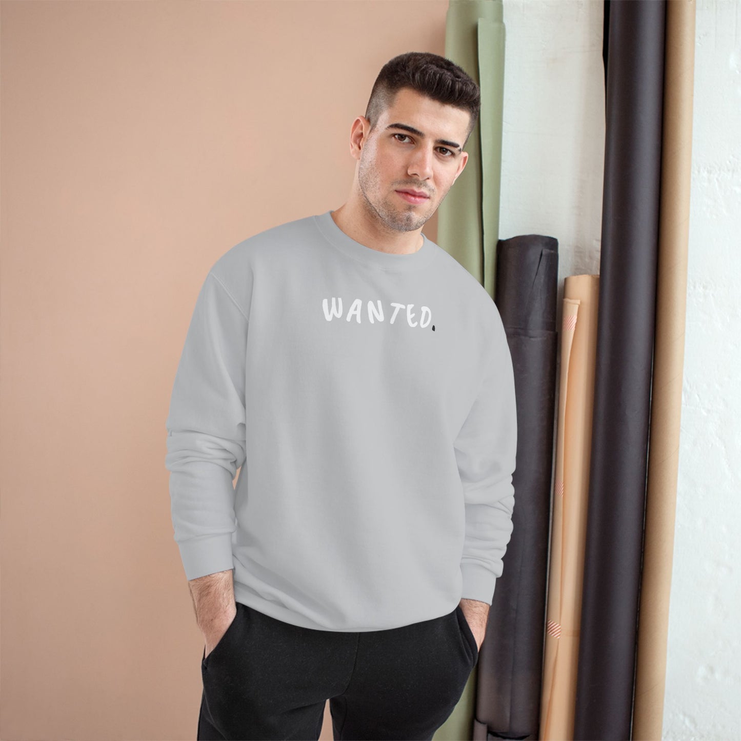 Champion Sweatshirt - Wanted Sweatshirt Design