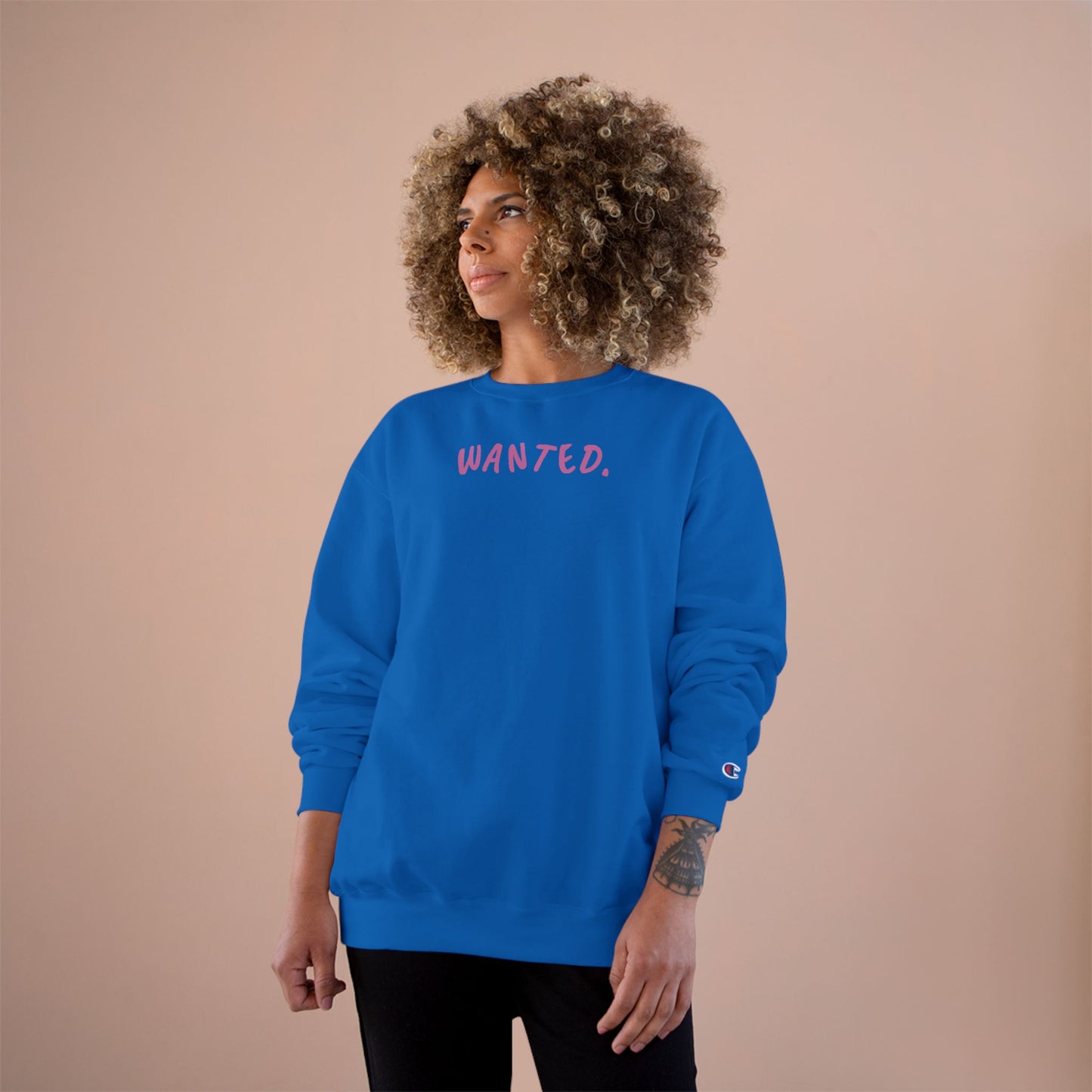 Champion Sweatshirt - Wanted Sweatshirt Design