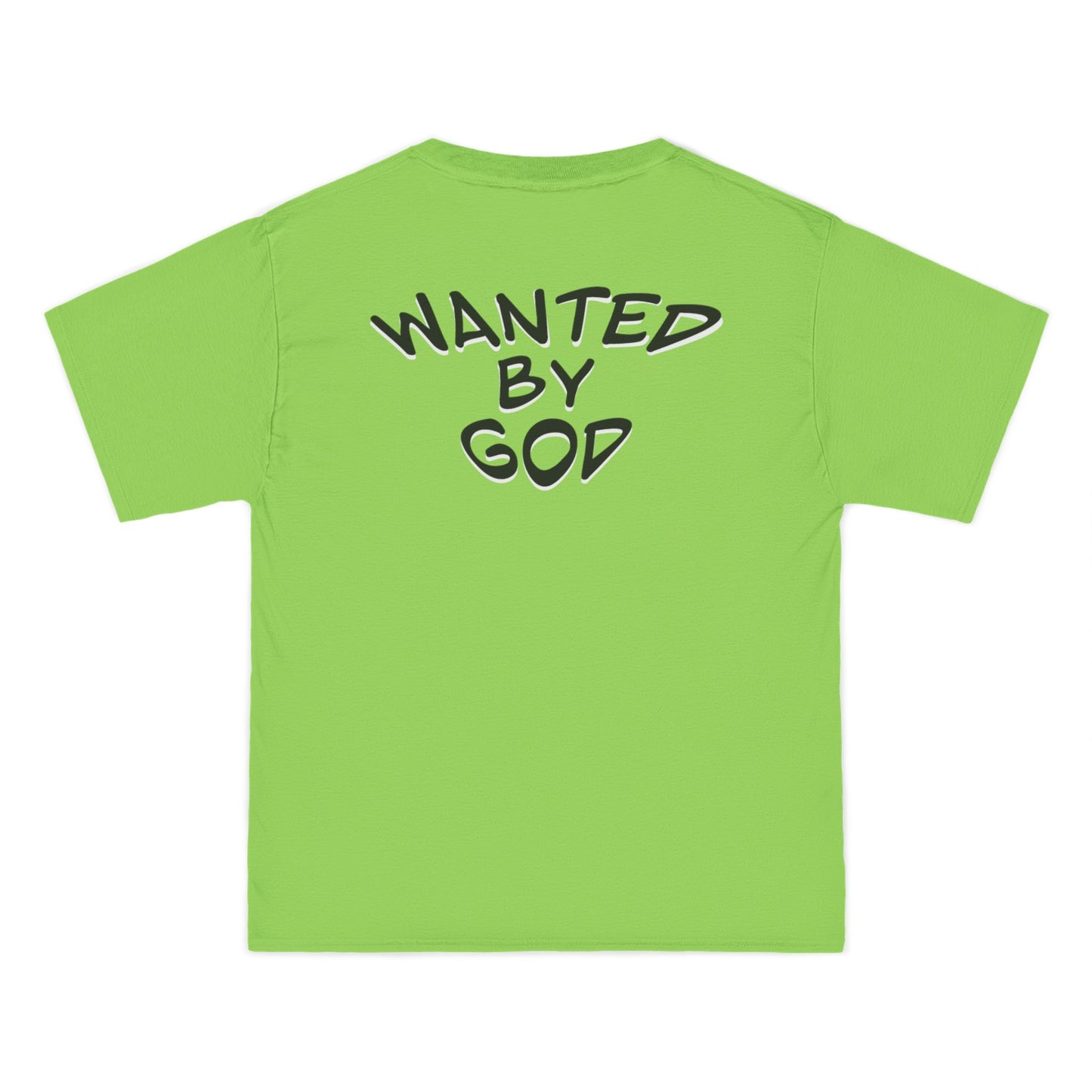 Beefy-T® Christian Short-Sleeve T-Shirt with 'Wanted by God' Design