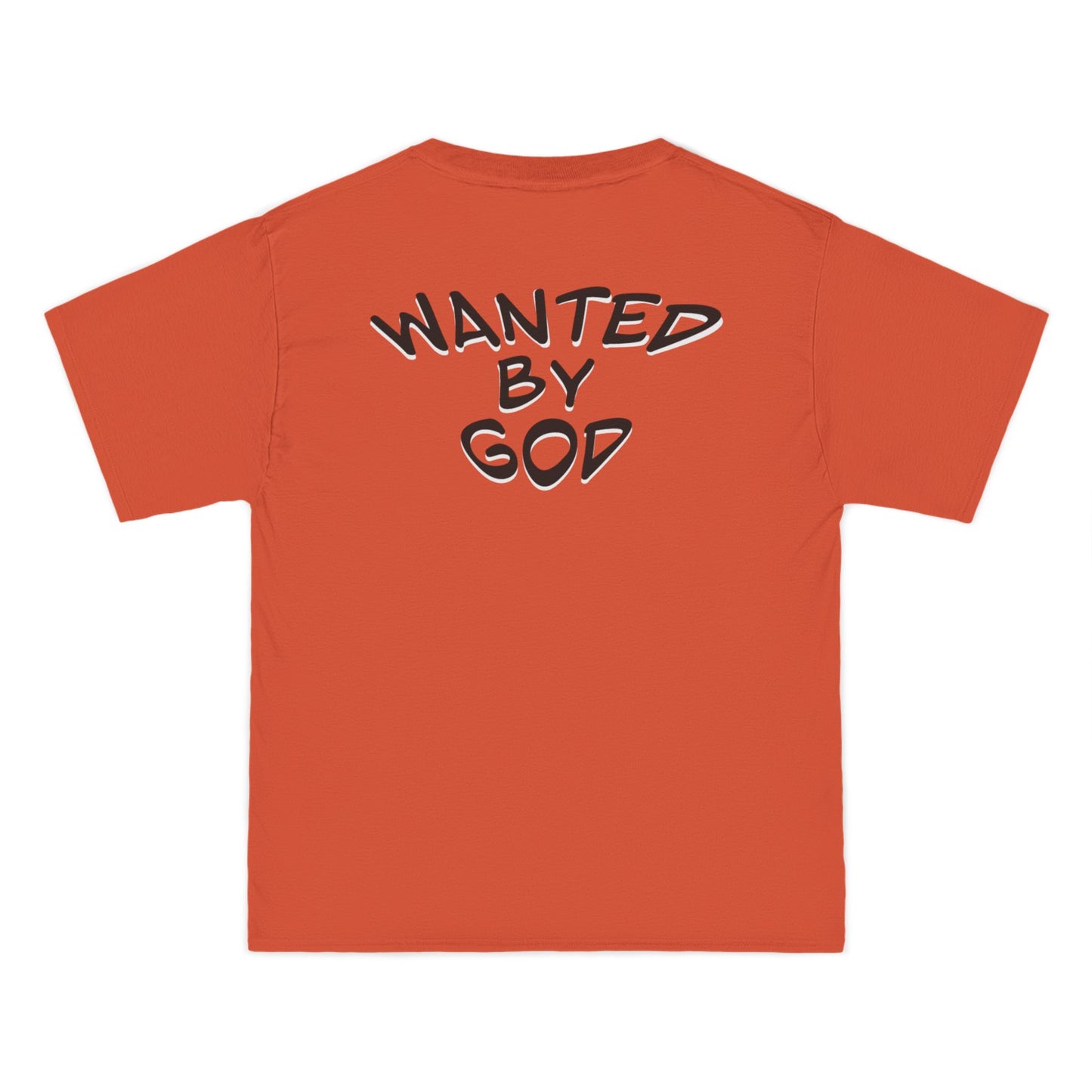 Beefy-T® Christian Short-Sleeve T-Shirt with 'Wanted by God' Design